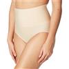Maidenform Donna Tame Your Tummy Brief Domare Le Mutandine di Pizzo Pancia Not Applicable, Nudo Trasparente, XL