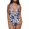 CUPSHE Costume da Bagno Intero Monospalla Candy Rain da Donna