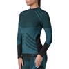 Risalti Maglia Termica Donna Manica Lunga Energy - Lupetto Traspirante a Compressione, Intimo Termico Senza Cuciture ed Etichette per Sci, Trekking, Running, Ciclismo - Made in Italy