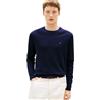 Tommy Hilfiger Pullover Uomo Cashmere Crew Neck Pullover in Maglia, Blu (Desert Sky), S