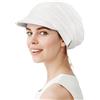 Alnorm Cappello da baseball da donna in bambù super morbido e traspirante, bianco, Taglia unica