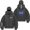 TKAJHPAH Felpa con Cappuccio E Passamontagna da Uomo Stile Sportivo per La N.A.S.A Giacche Doppio Zip Antivento Tute-HuiS||XX_l