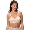 Playtex Reggiseno Senza ferretto Criss Cross Classico Donna x1, Beige, 38/5C