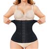 KUMAYES Donna Corsetto Vita pancera Contenitiva Fascia Dimagrante Corpetto Contenitivo Modellante Waist traienr Body Shaper (Nero, 3XL)
