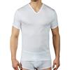 VP PINUCCIO VENEGONI Set 2 Magliette Intime Uomo Cotone Scollo a v Made in Italy t Shirt Bianche Nere Maglia Intima Scollo a v Manica Corta Bianca e Nera Canottiera Intimo Uomo v Canotta