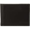 steve madden Leather RFID Wallet Extra Capacity Attached Flip Pocket Portafogli, Nero (Antico), Taglia Unica Uomo