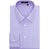 HISDERN Camicia da uomo a maniche lunghe, con bottoni, per il tempo libero da uomo, a contrasto interno, formale, affari, smoking, camicia da sposa