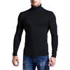 Evoga Maglioncino Dolcevita Uomo Slim Fit Aderente Stretch Elasticizzato