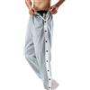 Generico Pantaloni da Jogging, Pantaloni da Riabilitazione da Uomo con abbottonatura Laterale per Aprire i Pantaloni da Allenamento, Pantaloni Sportivi postoperatori
