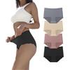 Dumwis Slip Donna Senza Cuciture Mutande Invisibili Biancheria Hipster Intima Donna Morbidi Slip Vita Media Mutande Microfibra Nere 4pack