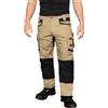 ACE Constructor Pantaloni da Lavoro Lunghi da Uomo - Pantaloni da Lavoro da Uomo con Vita Elasticizzata, Tasche Cargo e Ginocchiere