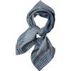 Prettystern Donna 65cm estate Foulard Di Seta Bandana Fazzoletto Da Collo Colorato Olio Pittura Arte Stampa