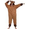 chuangminghangqi Pigiama Pagliaccetto Tuta Animale Adulto Unisex Costume Onesie Sleepwear Tuta Indumento Notte Cappuccio Tutina Loungewear Caldo Dolce Festa Festa Serata