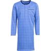 Henry Terre Camicia da notte termica da uomo, a maniche lunghe, design ondulato, tasca sul petto, taglia M-3XL