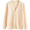 Peuignao Cardigan Donna Elegante Primaverile Moda Maglione Cardigans Women Manica Lunga Knit Cardigans Donne Aperto Taglie Forti Primavera Oversize Knitted Giacca Cardigan Basici Donna 4XL
