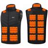 Monave Gilet riscaldato per donne e uomini, gilet riscaldato con 15 cuscinetti riscaldanti, pesca, passeggiate e lavoro all'aperto per Natale e Ringraziamento (batterie escluse)