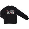 DSQUARED2 Felpa Girocollo Icon DQ2033D0-09BDQ per Ragazze