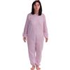 FERRUCCI COMFORT Pigiama Tutone Sanitario serenità Manica Lunga 1 Cerniera/Zip Dietro Schiena Estivo