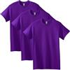 Gildan Heavy Cotton T-Shirt, Style G5000, Multipack, Viola (Confezione da 3), XXL (Pacco da 3) Unisex-Adulto