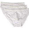RAGNO Slip Uomo Confezione 3 Capi Cotone Stretch Elastico a Vista artcolo U747BP Slip Compact, 010T Bianco, 5 - Quinta