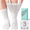 Rahhint Lana Merino Calze Diabetici 3 Paia, Calze in Bamboo senza Elastico senza Cucitura per Uomo & Donna