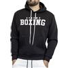 XTREME BOXING - Felpa in Cotone Felpato con Cappuccio, Tasca Frontale a Marsupio, Felpa della Tuta Uomo in Caldo Cotone, Sportiva, Casa, Palestra, Jogging, Tempo Libero, XF25800C (Nero/S)