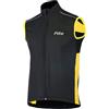 FDX Gilet Ciclismo Uomo Antivento Leggero Traspirante Senza Maniche Giacca Bici Riflettente con Zip Completa Ideale per MTB Running Hiking (Yellow-3XL)