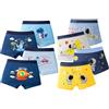 FILOWA Boxer Ragazzo 8 Pezzi Stretch Cotone Intimo Mutande Set, 7-8 Anni