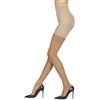 Sarah Borghi Collant Curvelle 40 Denari Donna, Calze in Lycra con Corpino Modellante Effetto Contenitivo, Made in Italy (nudo, S-M)