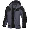Generico Giacca Montagna Uomo Giacca Trekking Donna Parka Giacca Softshell Mantieni Caldo Giacche Sportive Traspirante Giacca da Sci Impermeabile Antivento Cappotto Invernale