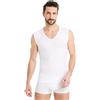 FINN Maglietta Intima Business Uomo Senza Maniche con Scollo a V - Maglia Sottogiacca in Originale Tessuto Lenzing® Modal - La Canottiera Perfetta sotto Camicia e Abito Bianco XXL