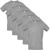AIMA - T Shirt Uomo Donna B&C Sport Grey Taglia S - Set 5 Magliette Cotone Uomo Donna con Girocollo Basic