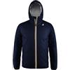 K-Way Le Vrai 3.0 Claude Orsetto Impermeabile, Uomo, Blu (Blue Depht K89), Large (Taglia Produttore:L)
