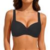 Generico Reggiseno Bikini con Ferretto, Push-up, Reggiseno Imbottito, Costume da Bagno