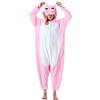 SAMGU Unisex Adulto Animale Pigiama Biancheria da Notte Anime Cosplay Costume di Halloween Carnevale Ippopotamo Rosa M