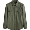 RUMAOZIA Camicia tattica da uomo per attività all'aria aperta, ad asciugatura rapida, funzionale, maglietta da lavoro, safari, overshirt Button Down Cargo, camicia da lavoro, leggera, traspirante, a