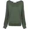 Van Der Rich ® - Maglione Oversize - Donna (ML-Khaki, L)