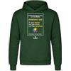 Settantallora Felpa Bambino Personalizzabile con Cappuccio - Hoodie Bimbo, Bimba con Nome, Testo o Foto - Felpa Calda in Cotone Ideale per Scuola, Sport e Regali Custom (12/13 Anni, Verde Bottiglia)