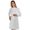 Ergos Workwear I.sacco Camice da Lavoro CATALINA per Donna Manica Lunga in Poliestere Cotone (Bianco)