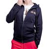 XTREME BOXING - Felpa Donna in Cotone Felpato con Zip e Cappuccio, Sportiva, Casa, Palestra, Jogging, Tempo Libero XFD900Z