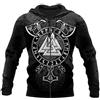 kewing Felpa con Cappuccio con Zip Viking Dragon Tattoo Felpa con Cappuccio Stampata in 3D Moda Maglione Casual Giacca a Maniche Lunghe Cappotto Top