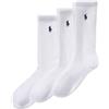 POLO RALPH LAUREN Cuscino da donna in tessuto a rete, in cotone, confezione da 3, Bianco - Crew, 4-10