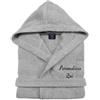 Cieffepi Home Collections Solo Mio Basic Accappatoio Personalizzato con Cappuccio in Morbida Spugna idrofila di Puro Cotone (XXL, Perla)