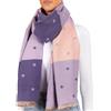 Generisch Sciarpe da donna & Sciarpe Sciarpa Invernale Regali di Natale Autunno Cotone Sciarpa di Lana Regali