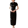 keepmore Stile Cinese Qipao per Donne, Lungo Vestito Plus Size Cheongsam Abito da Sera Qipao per Nozze