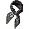 Prettystern Donna 65cm estate Foulard Di Seta Bandana Fazzoletto Da Collo Colorato Olio Pittura Arte Stampa