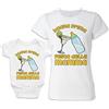 Bulabadoo Coppia Maglietta Mamma e Body Neonato Prima Festa della Mamma - T-Shirt Donna e Body Baby con Drink Aperitivo Prosecco Spritz Mojito Margarita - Idea Regalo Neo Mamma con Figlio o Figlia