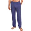 Uniexcosm Pantaloni da Notte Uomo Lunghi, Pigiama Lungo in Cotone Comodo, Pantaloni da Casa per Dormire Grigio Scuro 3XL