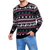 Gyabnw Maglione Natalizio Uomo in Maglia Girocollo | Pullover caldo, design natalizio, modello casual per inverno, feste e idee regalo