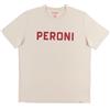 Peroni T-Shirt Unisex Core, Maglietta a Maniche Corte in Cotone Organico (IT, Testo, L, Regular, Regular, off White)